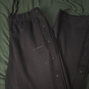 Nike Black Snap Button Joggers